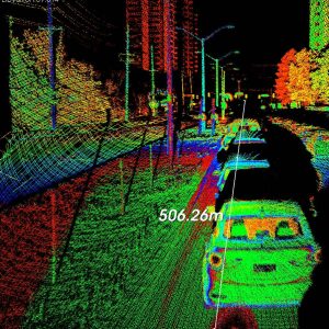 Les Lidar très longue portée OPAL3 avec nuage de points