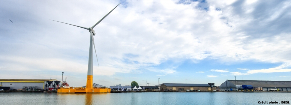 Cadden participe à Floatgen : première éolienne en mer installée au large des côtes