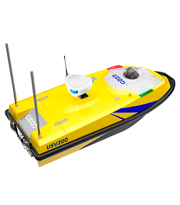 Drone de bathymétrie BALI USV200 monofaisceau GEOD by CADDEN