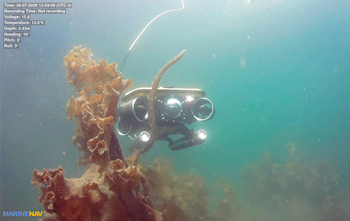 ROV drones sous-marin MarineNav en missions d'inspection et surveillance