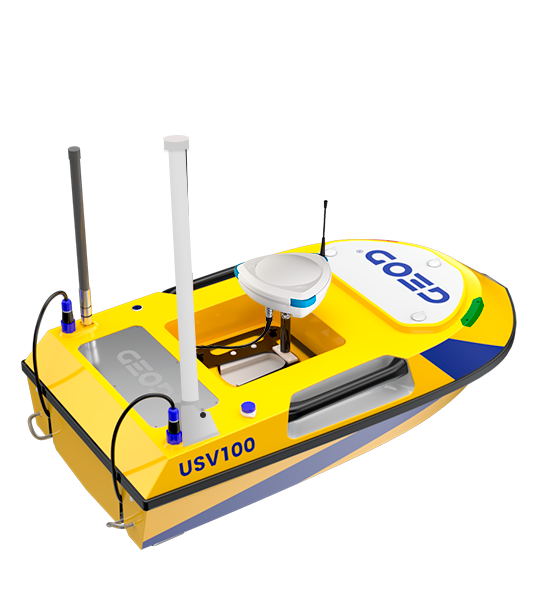Drone bathymétrie autonome BALI USV100 conçu en France par GEOD by Cadden