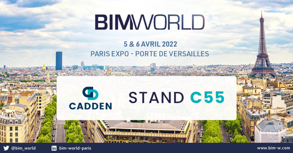 Cadden sera présent au salon BIM World 2022