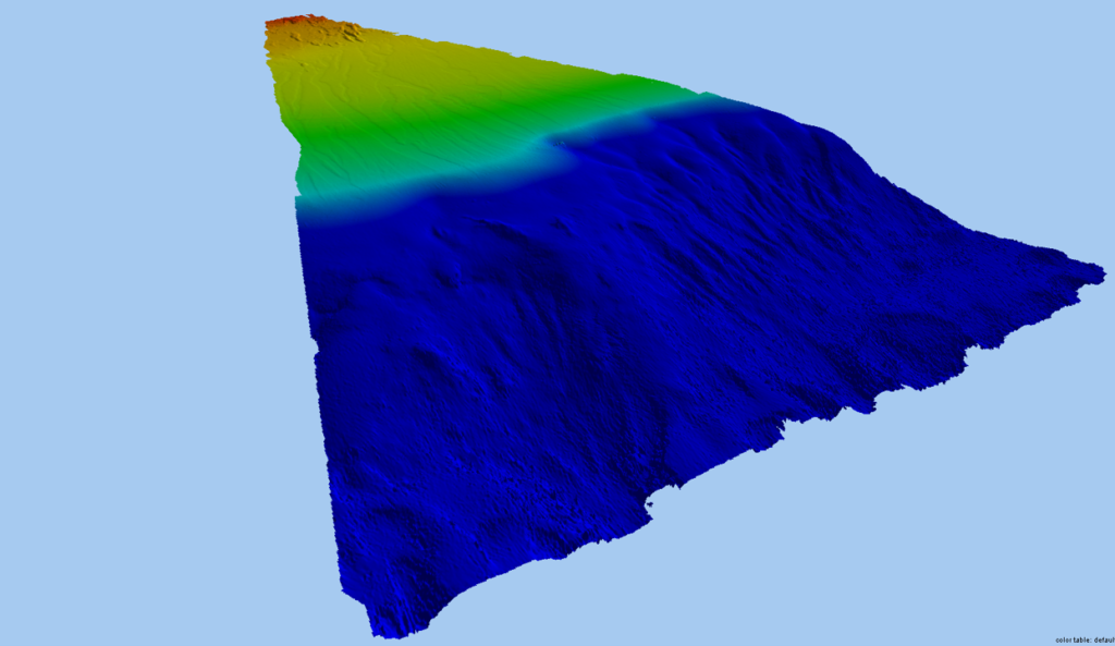 Survey bathymétrique pour le projet de SWAC à La Réunion réalisé par ID OCEAN