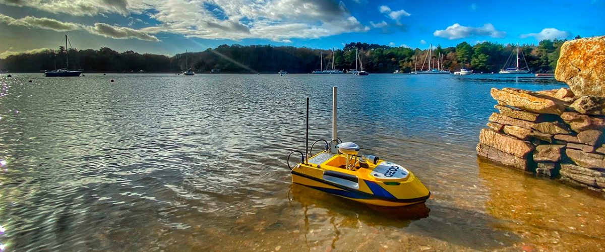 Drone marin autonome pour levés bathymétriques BALI USV100 GEOD by CADDEN