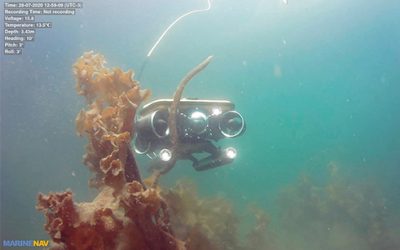 ROV drones sous-marin MarineNav en missions d'inspection et surveillance